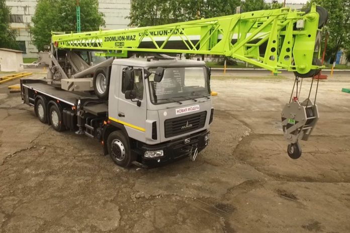 Стреловой автокран ZMC-25-1С Zoomlion МАЗ