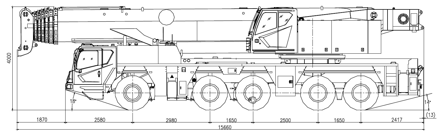 Вседорожный автокран Zoomlion ZAT2000